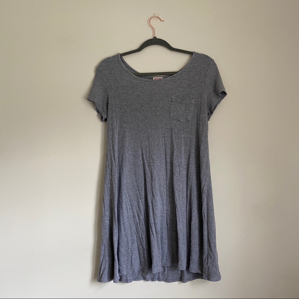 Mossimo (Target) Gray T-Shirt Dress
